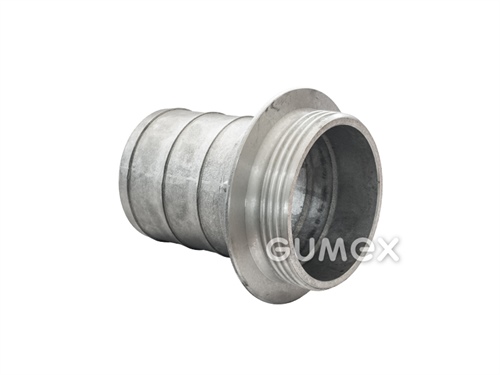 Fecal Kehle für Schraub-Saugkupplung,  A110, Außengewinde RD 130x1/4", bearbeiteter Guss, Aluminium, 